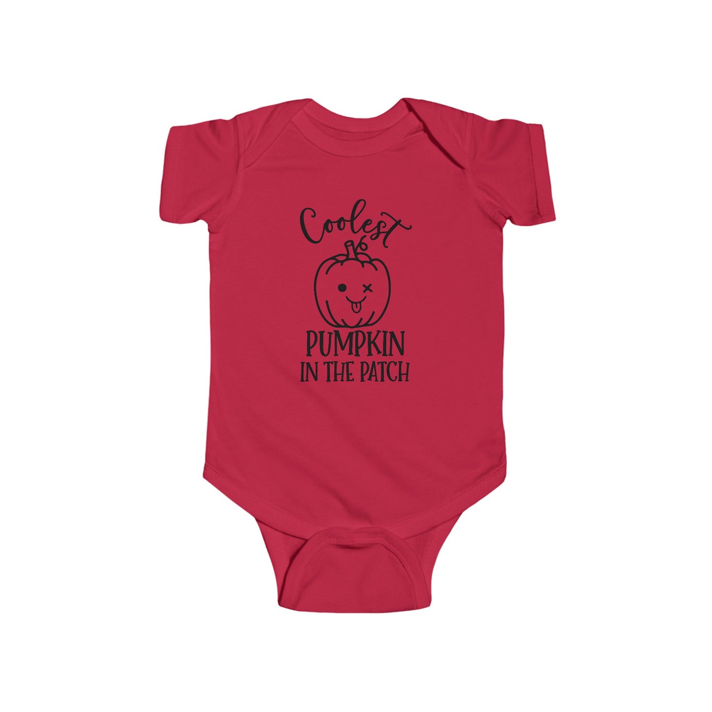 Coolest Pumpkin in the Patch Infant Fine Jersey Bodysuit, Cute Halloween Baby Girl or Boy Onesie, Fall Baby Shower Gift