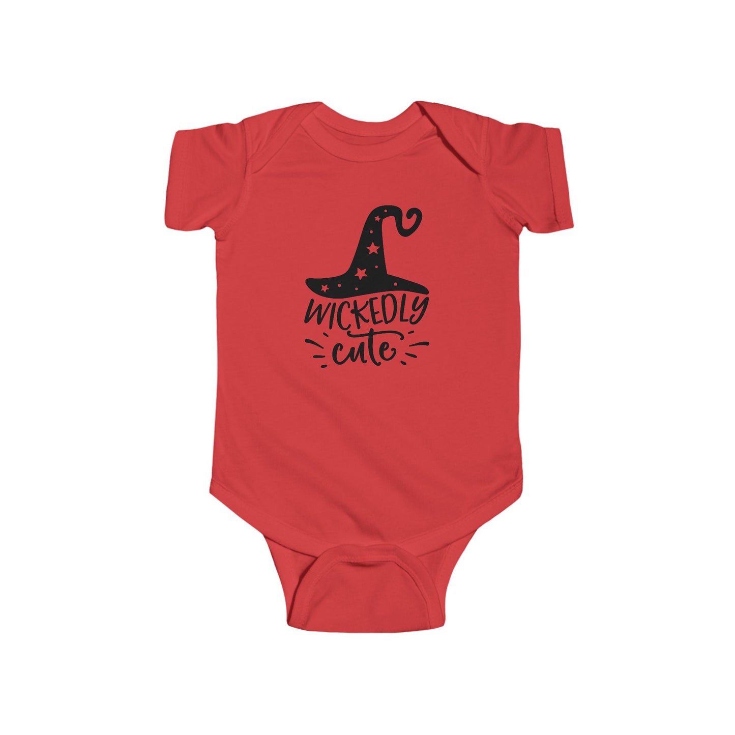 Wickedly Cute Infant Fine Jersey Bodysuit, Cute Baby Halloween Onsie, Autumn Themed Gift for Baby, Fall Baby Vibes