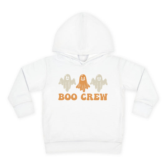 Boo Crew Friends Toddler Pullover Fleece Hoodie, Fall Gift for Kids, Halloween School Sweatshirt and Hoodie, Fall Toddler Hoodie