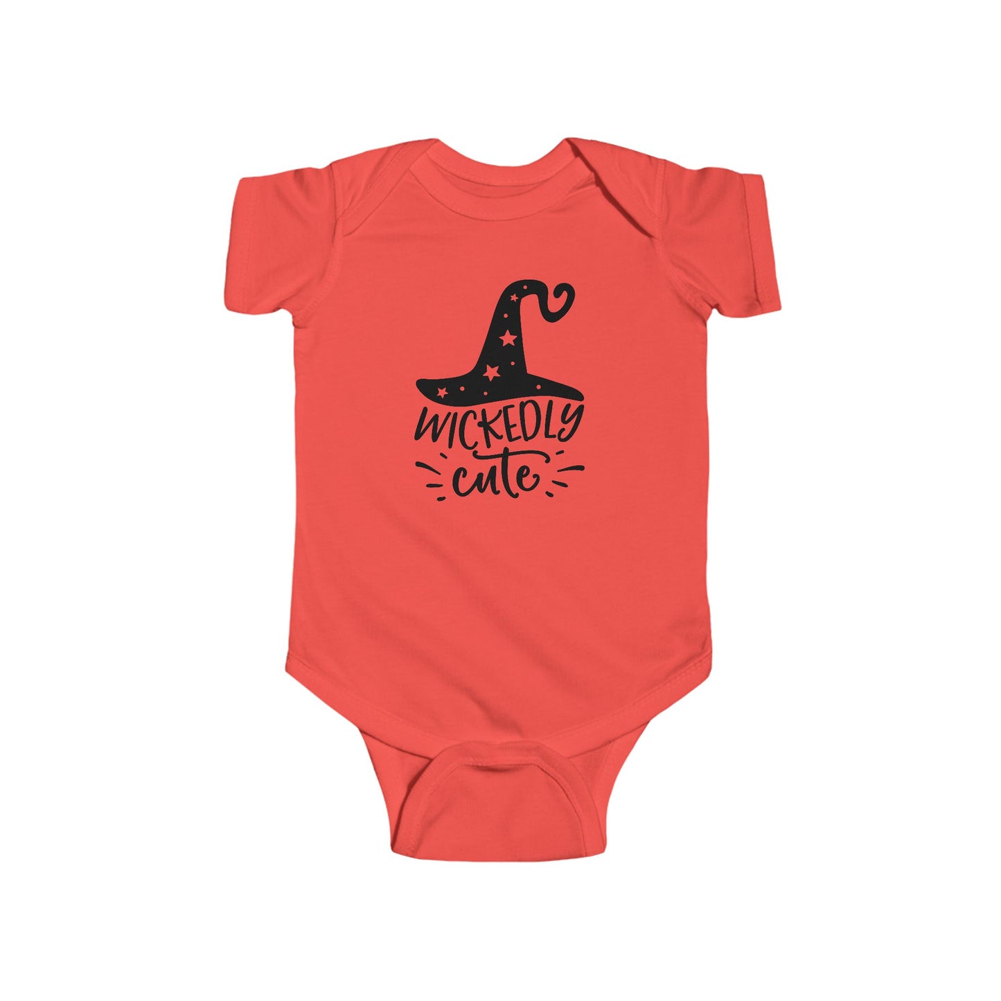 Wickedly Cute Infant Fine Jersey Bodysuit, Cute Baby Halloween Onsie, Autumn Themed Gift for Baby, Fall Baby Vibes