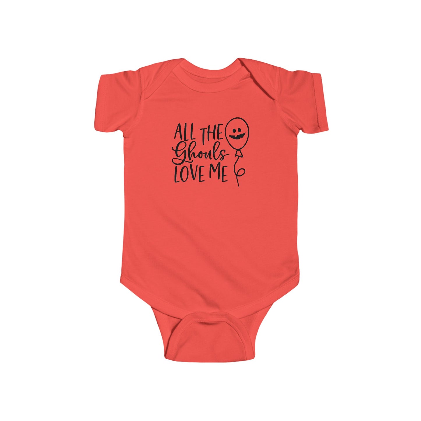 All the Ghouls Love Me Infant Fine Jersey Bodysuit, Cute Baby Boy Halloween Onesie, My First Fall