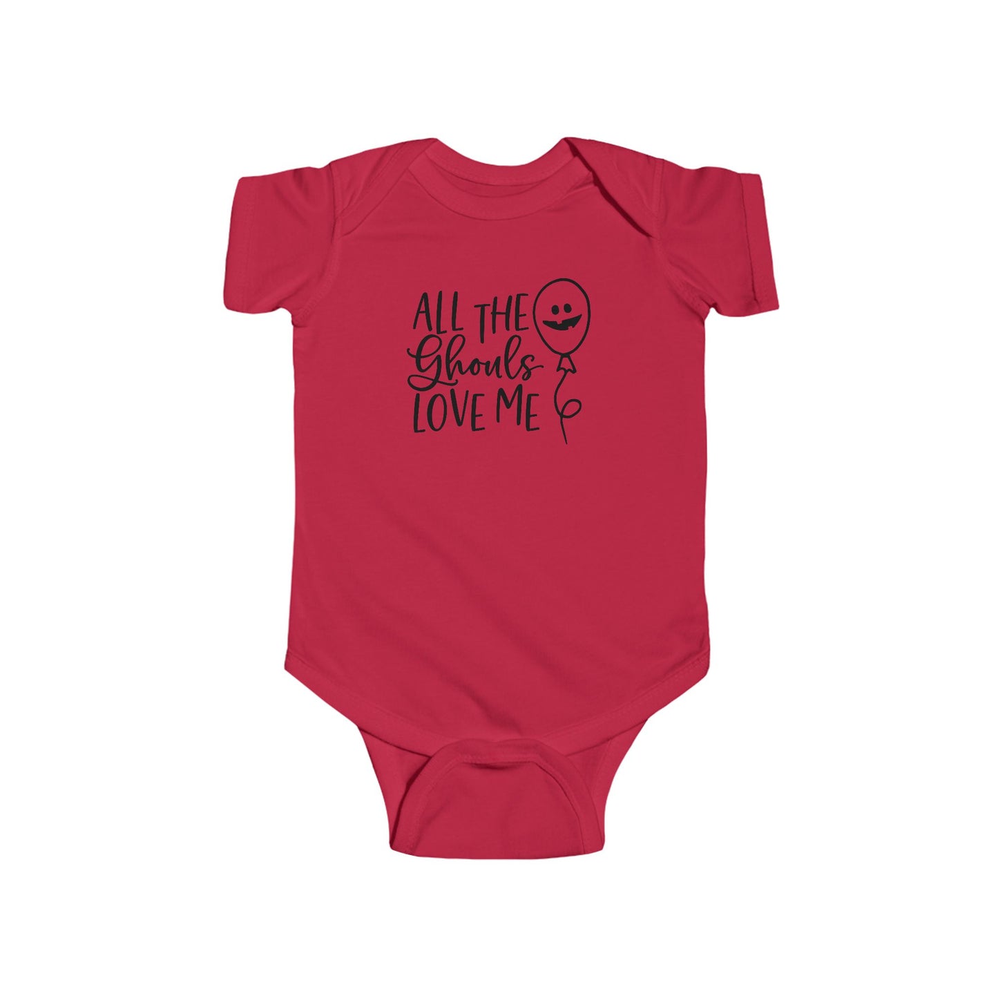 All the Ghouls Love Me Infant Fine Jersey Bodysuit, Cute Baby Boy Halloween Onesie, My First Fall