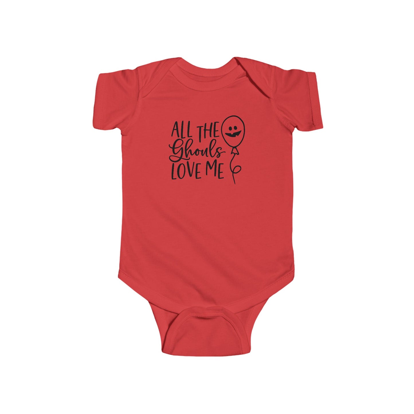 All the Ghouls Love Me Infant Fine Jersey Bodysuit, Cute Baby Boy Halloween Onesie, My First Fall
