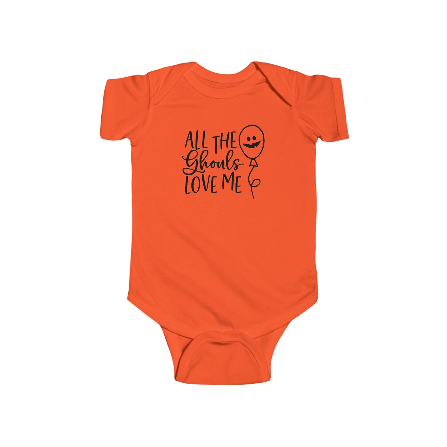 All the Ghouls Love Me Infant Fine Jersey Bodysuit, Cute Baby Boy Halloween Onesie, My First Fall
