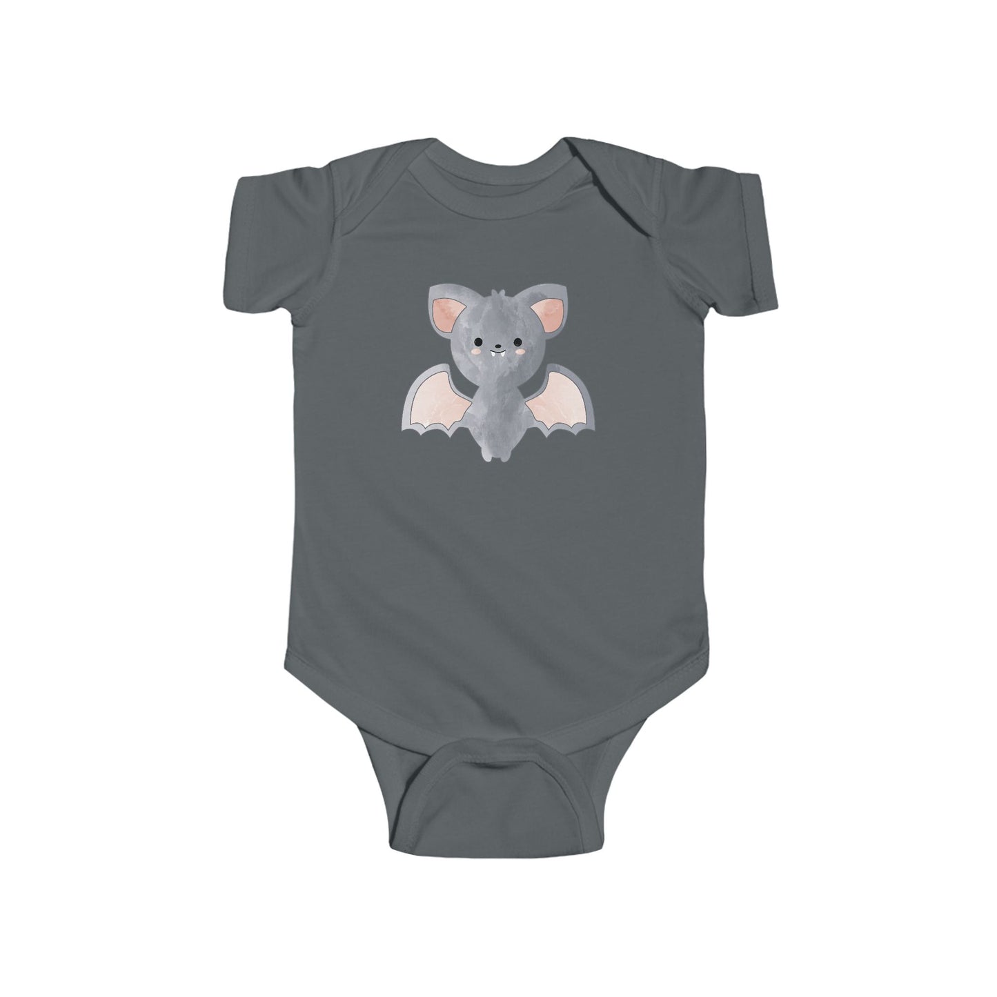 Watercolor Halloween Bat Infant Fine Jersey Bodysuit, Cute Baby Bat Fall Onesie, Bats Halloween Baby Onsie Gift