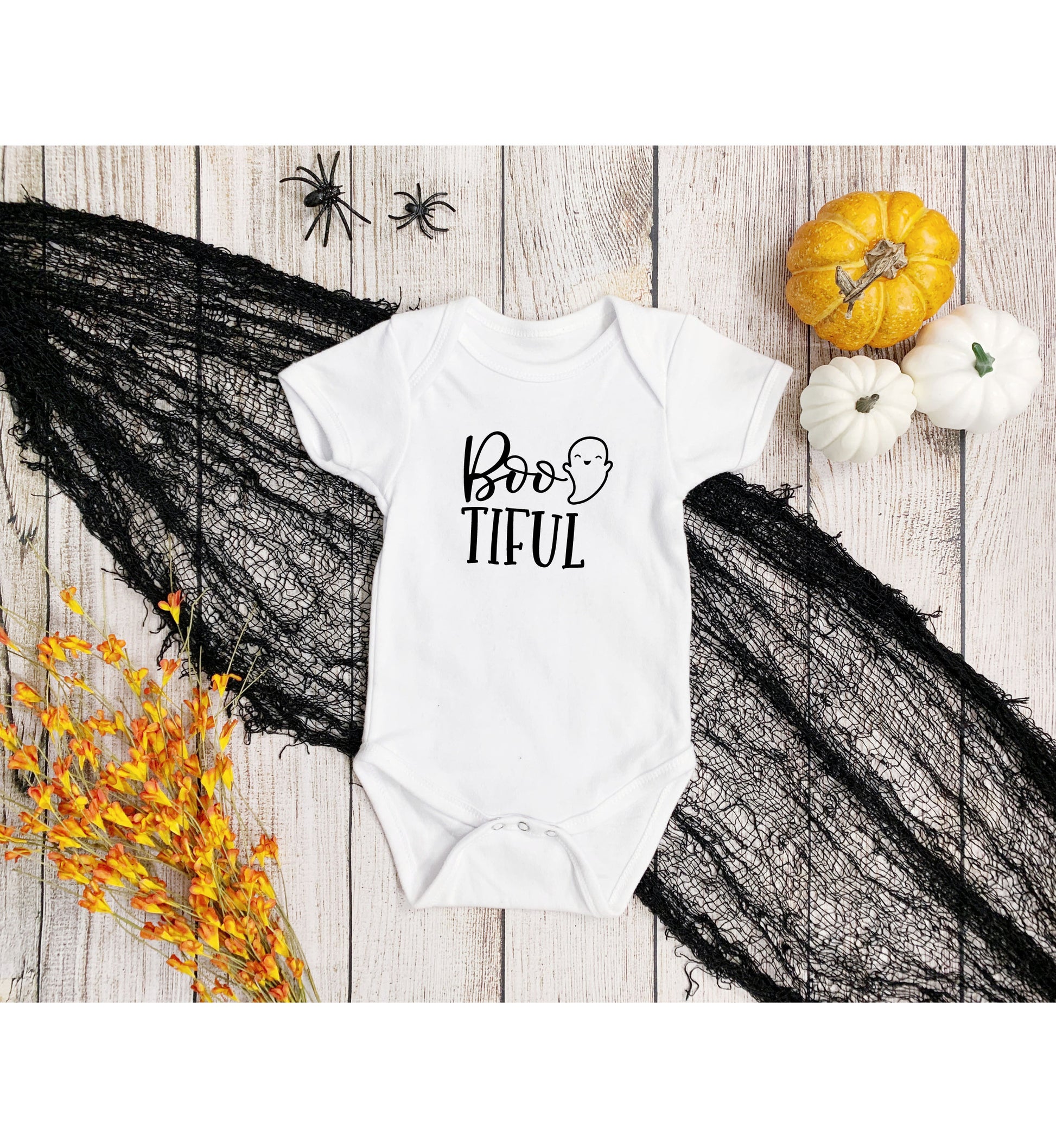Bootiful Infant Fine Jersey Bodysuit, Cute and Cozy Autumn Baby Onesie, Fall Bodysuit Baby Shower Gift